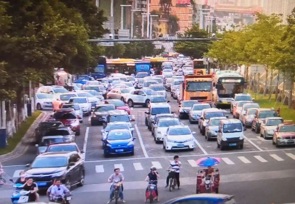 圖4 車輛排隊(duì)情況