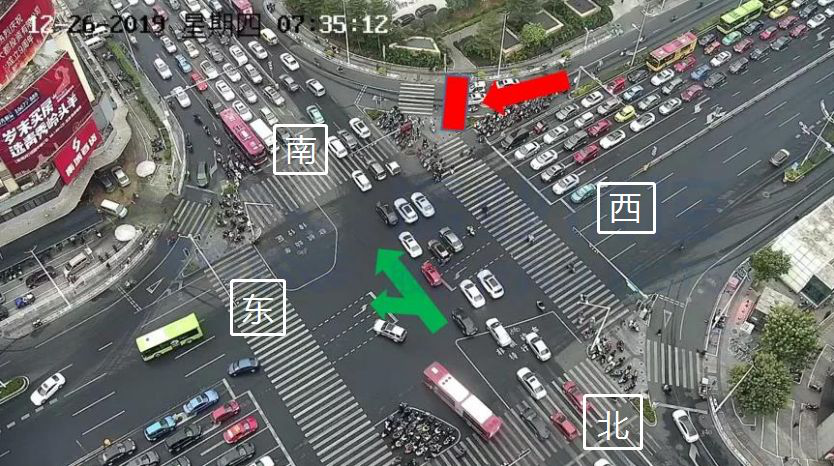 圖10 路口西進口右轉燈控圖（優(yōu)化后）