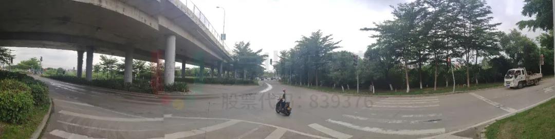 圖 13 高峰時(shí)段西環(huán)路往迎客大道北往東左轉(zhuǎn)方向（優(yōu)化后，全景視角）