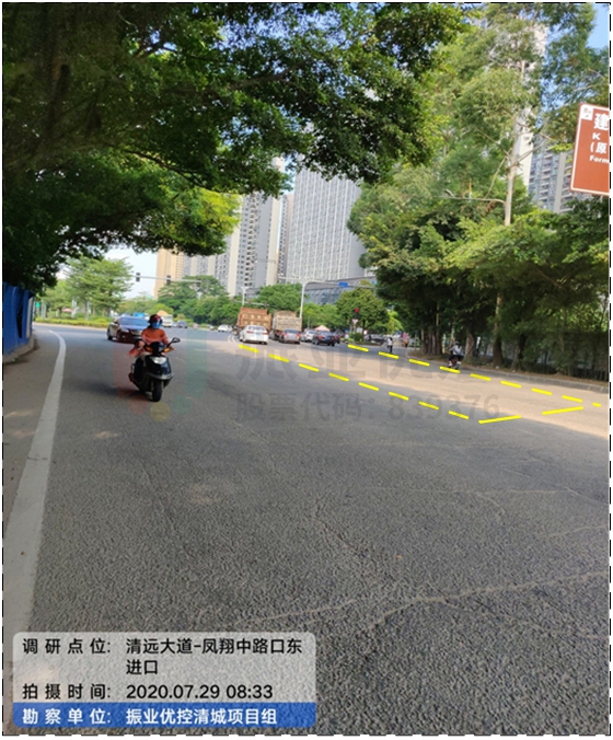 圖6 東進(jìn)口進(jìn)城方向排隊(duì)情況（優(yōu)化后）