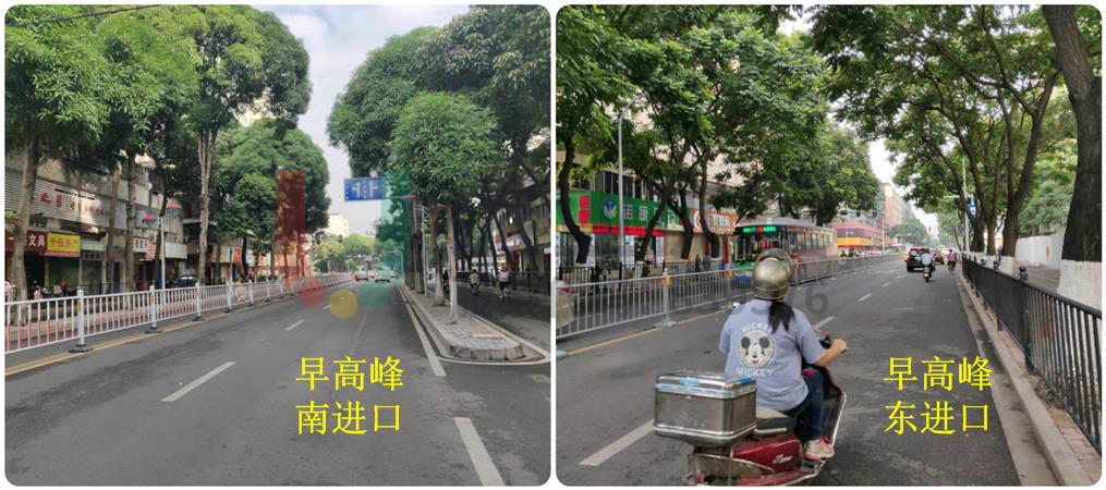 圖24 路口早高峰時段排隊情況（優(yōu)化后）
