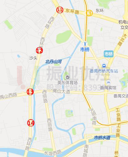 圖15 西環(huán)路片區(qū)預案設置點位圖