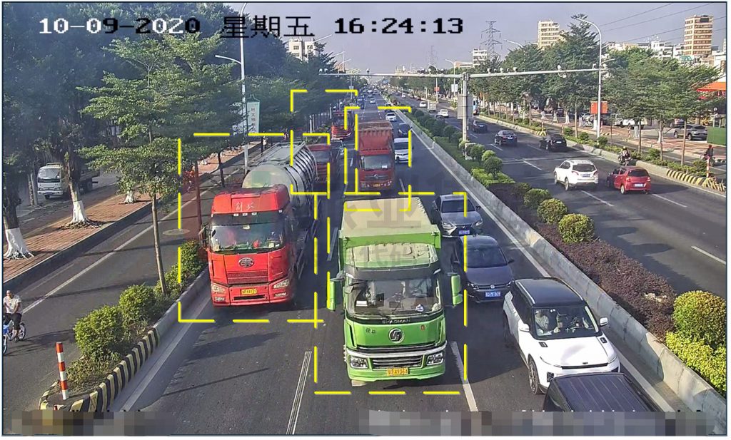 圖3 路段進出城大貨車數量多