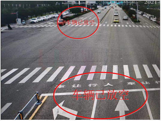 圖4 嘉西路-新嘉育路空放現象嚴重