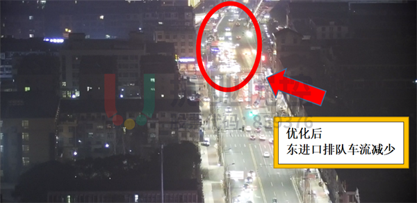 圖15?東進口排隊情況（優(yōu)化后）