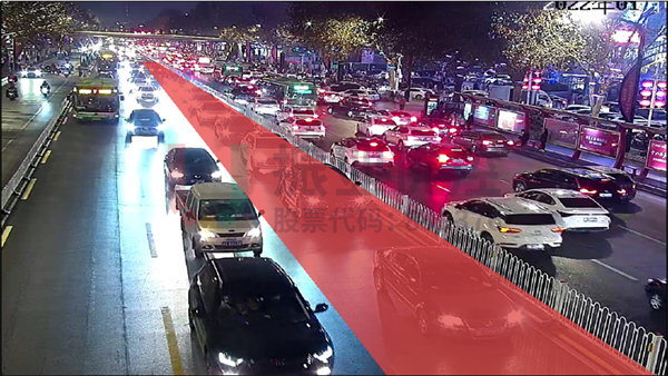 圖?3?中興大街-守敬路西進(jìn)口左轉(zhuǎn)車輛排隊圖