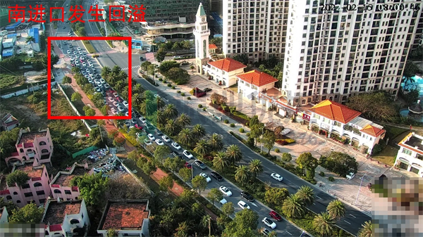 圖1 南進(jìn)口早高峰排隊(duì)長(zhǎng)