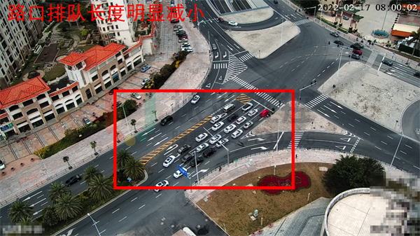 圖3 路口南進(jìn)口排隊(duì)長(zhǎng)度