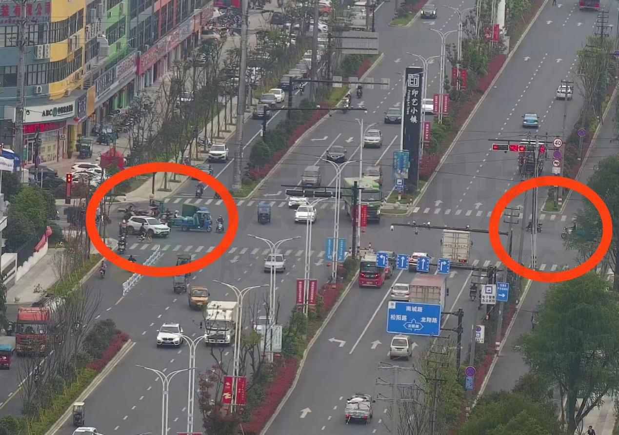 圖2 路口非機(jī)動(dòng)車等待圖