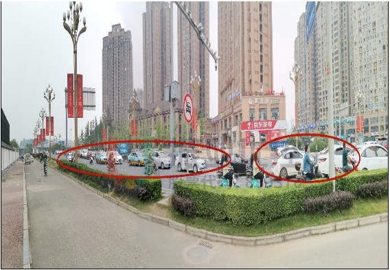 圖4 早、晚高峰北進(jìn)口排隊(duì)圖