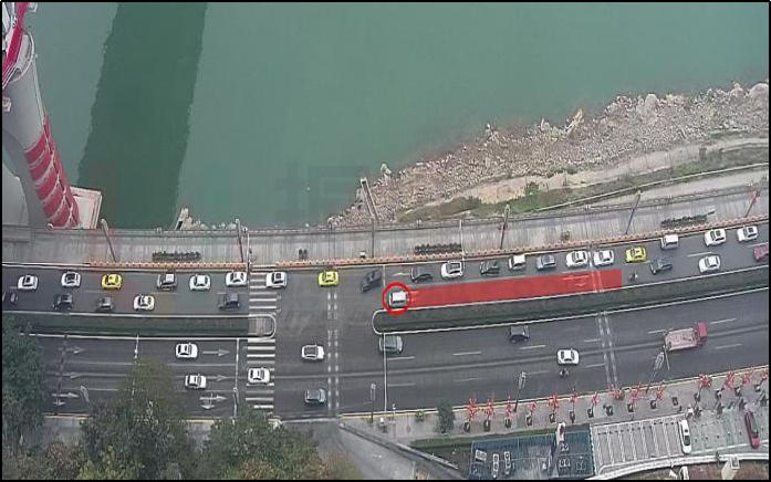 圖4 春森彼岸車庫路口車輛?？坑绊懬闆r